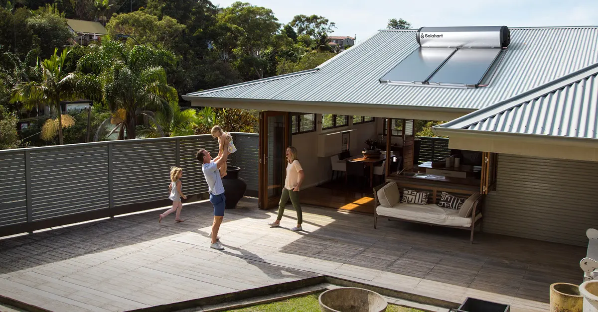 Solar hot water system installation in Rockhampton