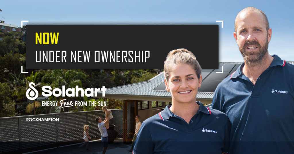 Vik and Ken - New owners of Solahart Rockhampton